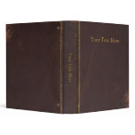 Antique book / Old book / Leather bound brown Binder