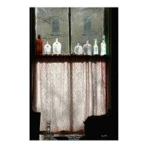 Antique Bottles in Window, Carson City, Nevada posters by daysrays Antique Bottles in Window, Carson City, Nevada posters