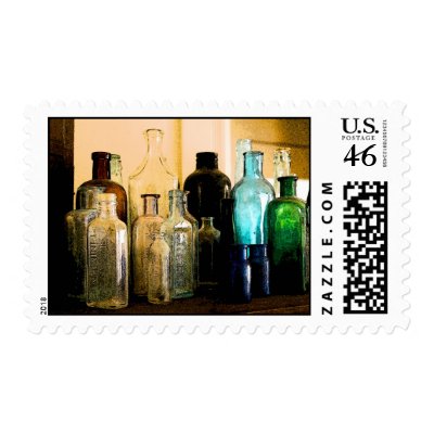 Antique bottles Postage