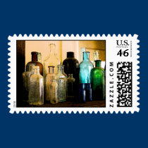 Antique bottles stamps