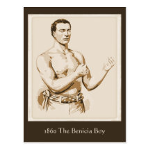 Antique boxing 1860 The Benicia Boy Post Cards