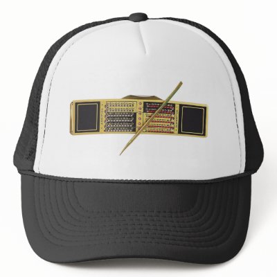 Antique calculator trucker hat by vandalcloak
