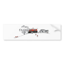 Antique Camper and Car Bumper Stickers