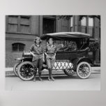 Antique Car Girls, 1920s Posters