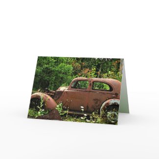 Antique Car Note Card
