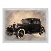 Antique Car Poster posters by Topteevintage Antique Car Poster posters