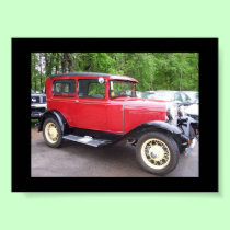 Antique car posters