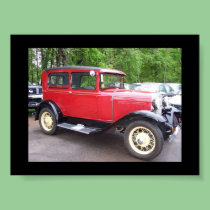 Antique car posters