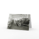 Antique Car Repair Garage, early 1900s cards