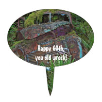 Antique Car Wreck Cake Toppers cake picks