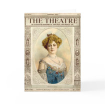 Antique Card about the Theatre by LL11funway Antique Card about the Theatre