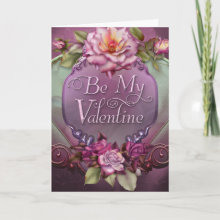 Antique Charm - vintage-feel Valentine's Day card, for that very special person in your heart.