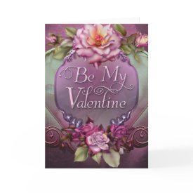 Antique Charm - vintage-feel Valentine's Day card, for that very special person in your heart.
