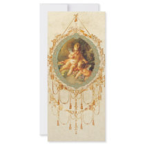 Antique Cherub Ornate Art Design Rack Card rack cards by fandangomoon Antique Cherub Ornate Art Design Rack Card rack cards