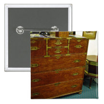 Antique chest of drawers pinback button