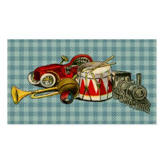 Antique Children's Toys Double-Sided Standard Business Cards (Pack Of 100)