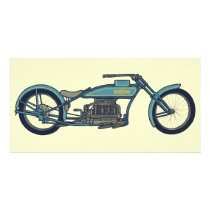 Antique Chopper II Photo Cards