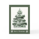 Antique Christmas Tree Card by lkranieri Antique Christmas Tree Card