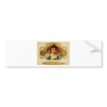Antique Cigar Box Label  GOLDEN BELLE  (L5) Bumper Stickers