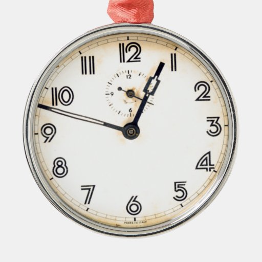 antique clock round metal christmas ornament zazzle antique clock round metal christmas ornament zazzle