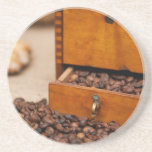 Antique Coffee Bin/Grinder Coaster