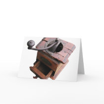 Antique Coffee Mill Note Card