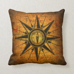 Antique Compass Rose Pillows