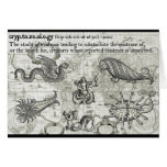 Antique Cryptozoology Card