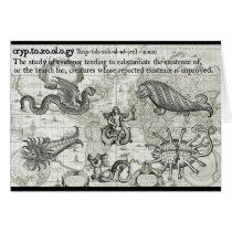 Antique Cryptozoology Card