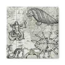 Antique Cryptozoology Magnet
