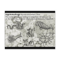 Antique Cryptozoology Postcards