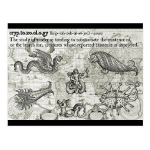 Antique Cryptozoology Postcards