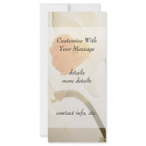 Antique Daffodils Personalized Rack Card