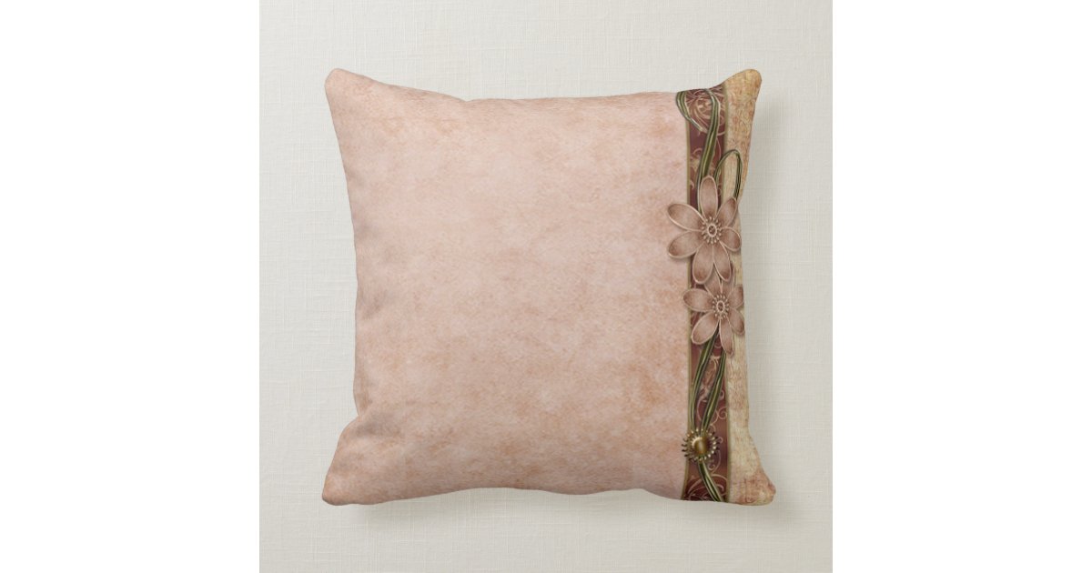 Antique Daisy Throw Pillow Zazzle