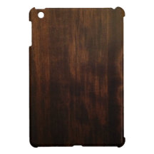 Antique Dark Wood Design Cover For The iPad Mini