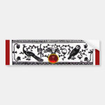 ANTIQUE DECOR, RUBY BUMPER STICKERS
