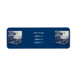Antique Delft Blue Tile - Cattle and Birds Return Address Label