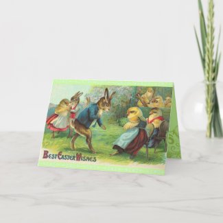 Antique Easter Card card