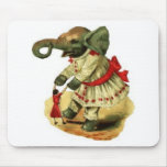 Antique elephant-dancing-doll mouse mats