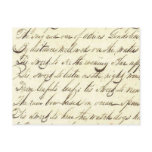Antique Ephemera Cursive Calligraphy Script Poetry Post Card