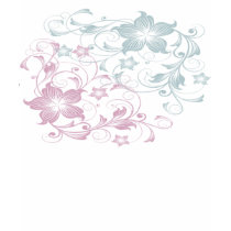 antique fancy swirls t-shirts