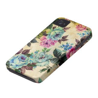 Antique Floral Case-Mate iPhone 4 Iphone 4 Case-mate Case
