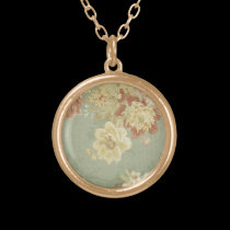 Antique Floral Design Necklace necklaces