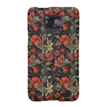 Antique Flowers by Alexandra Cook aka Linandara Samsung Galaxy Covers