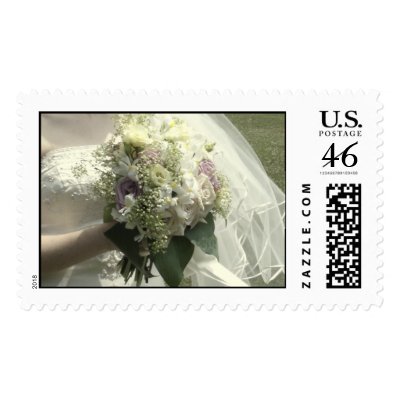 Antique Flowers Postage Stamps