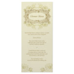 Antique Frame Menu Rack Card