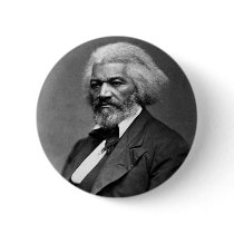 Antique Frederick Douglass Portrait Pin