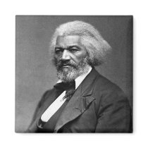 Antique Frederick Douglass Portrait Refrigerator Magnet