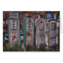Antique Gas Pumps Cards