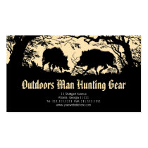 Antique German / Austrian Wild Boar Business Card